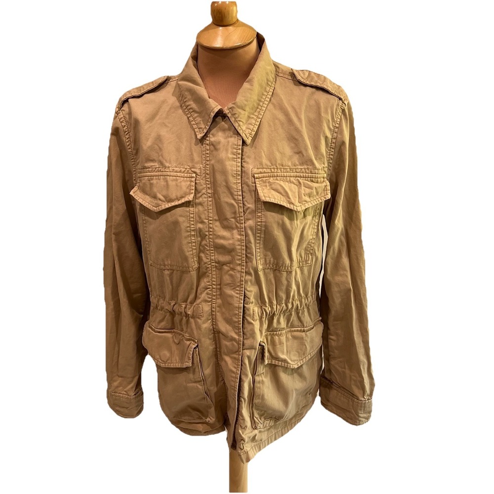 Gap Women's Khaki Utility Jacket‎ Safari Military Cotton Lightweight